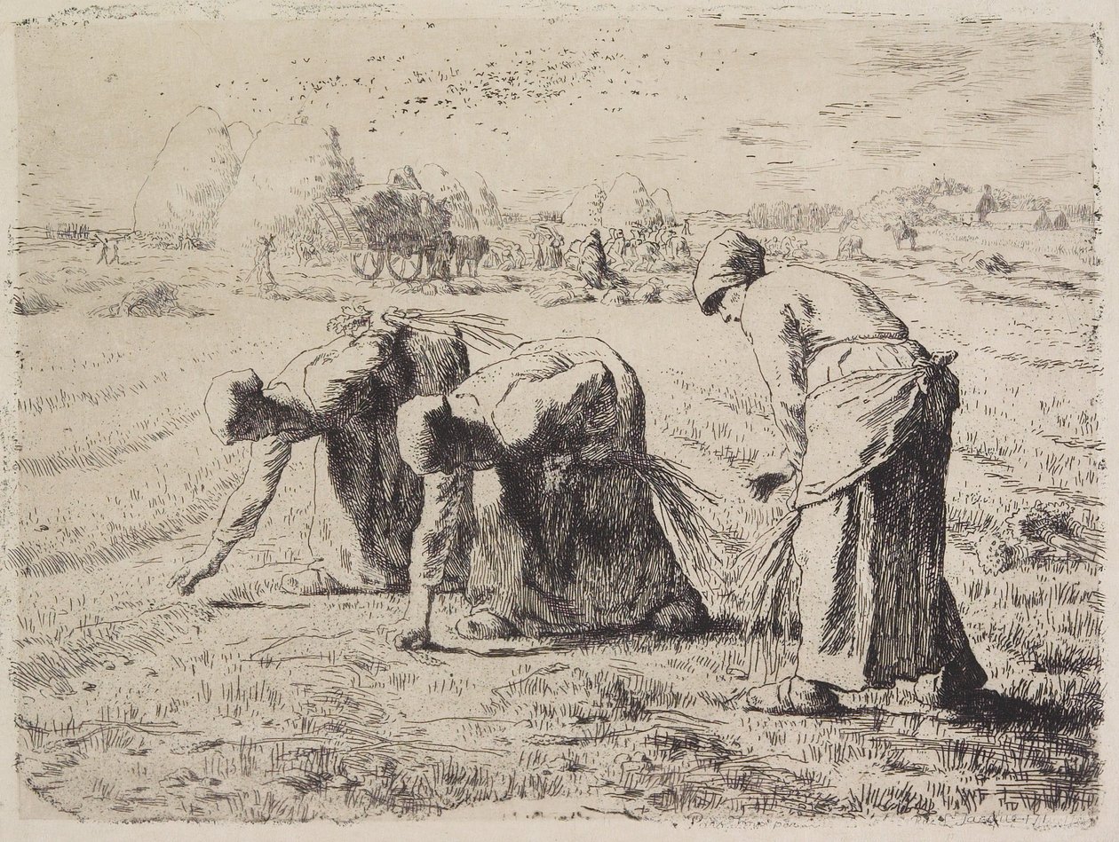 Die Ährenleserinnen - Jean-Francois Millet
