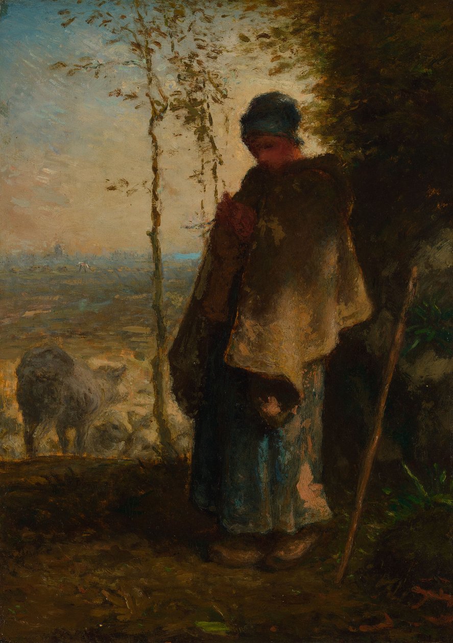 La petite bergère - Jean-Francois Millet