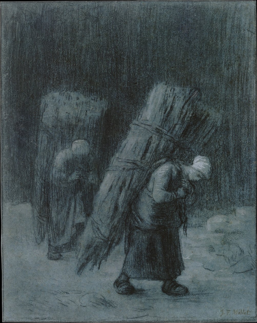 Femmes portant des fagots - Jean-Francois Millet