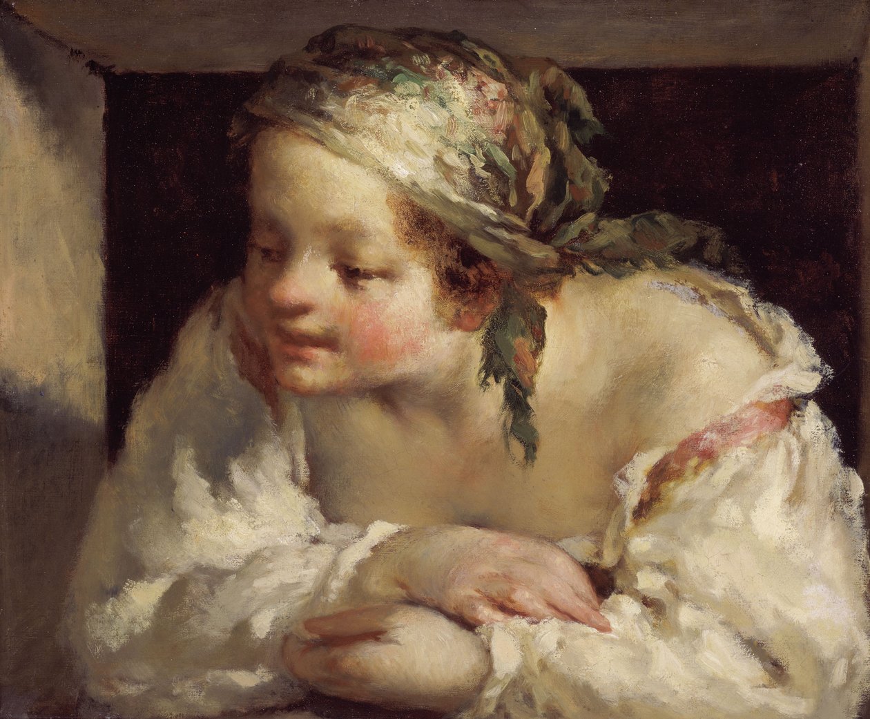 Jeune femme - Jean-Francois Millet