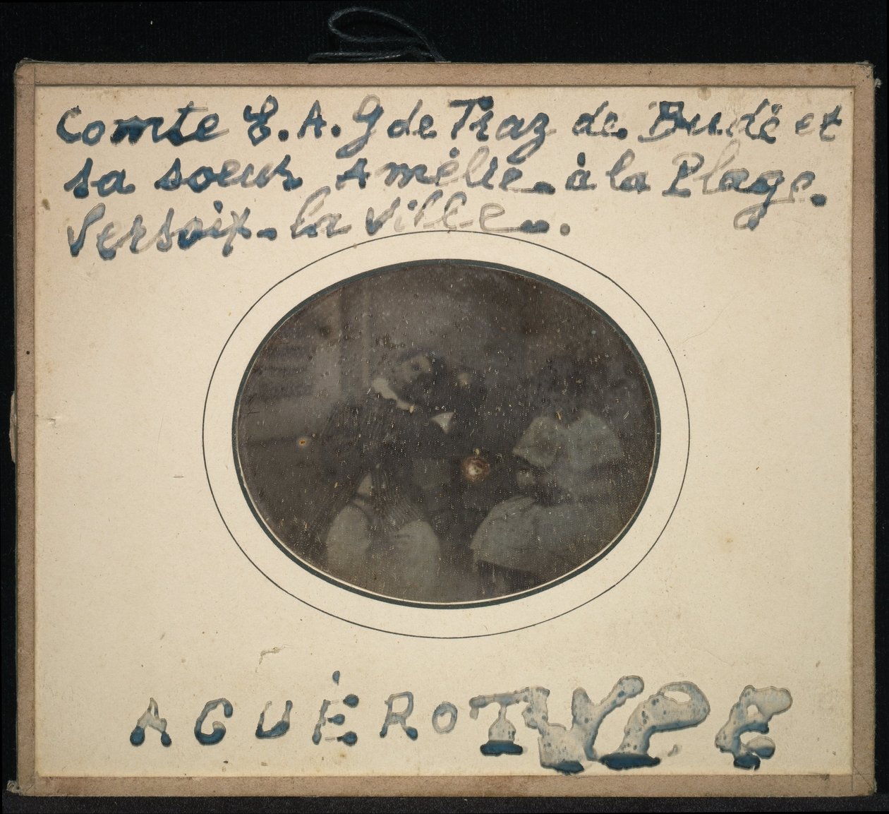 Portrait de deux enfants, Comte Ernest André Gabriel de Traz de Budé et sa sœur Amélie - Jean Gabriel Eynard