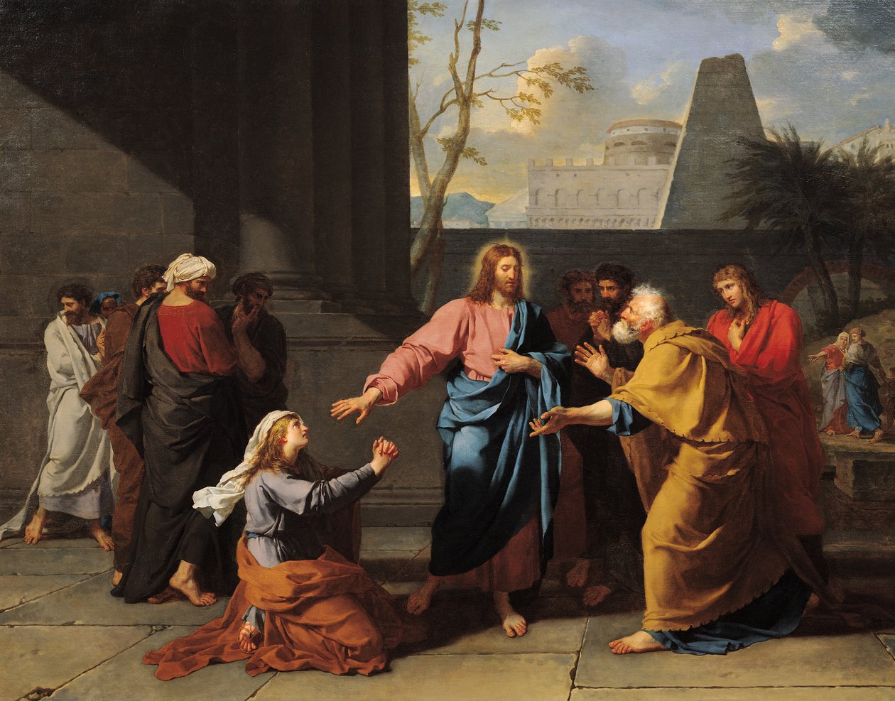 Christ et la femme cananéenne - Jean-Germain Drouais