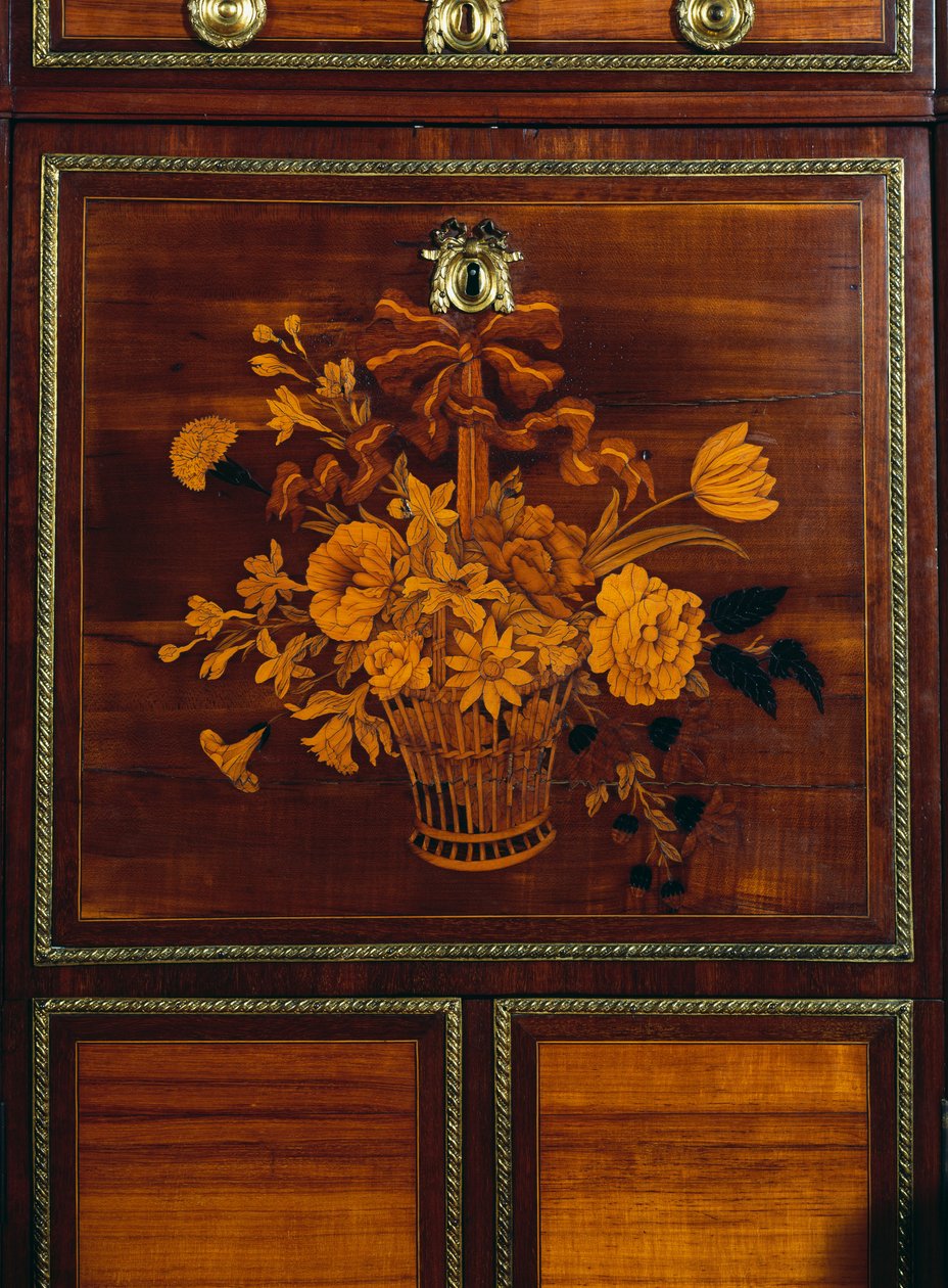 Panier de fleurs (détail) - Jean Henri Riesener