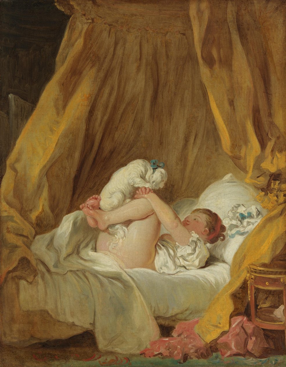 La Gimblette - Jean-Honore Fragonard