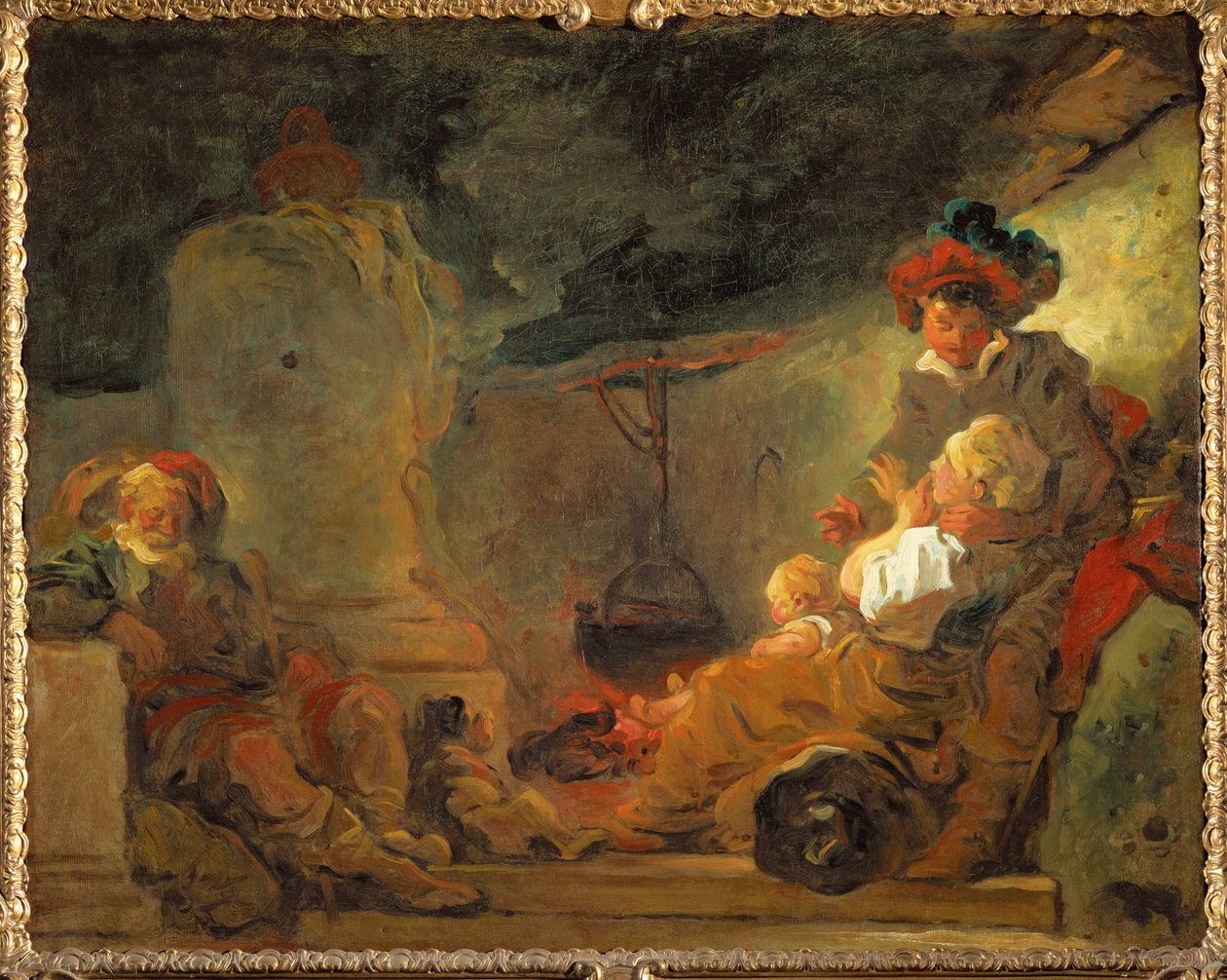Le songe du mendiant … - Jean Honore Fragonard