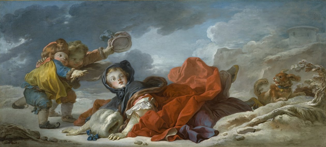 Winter - Jean-Honore Fragonard