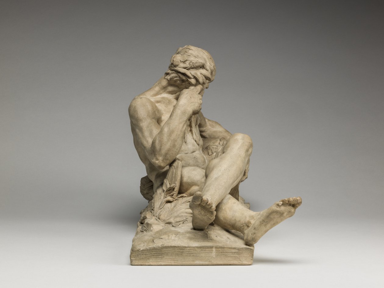 Dieu de la rivière, 1755 (terre cuite) - Jean Jacques Caffieri