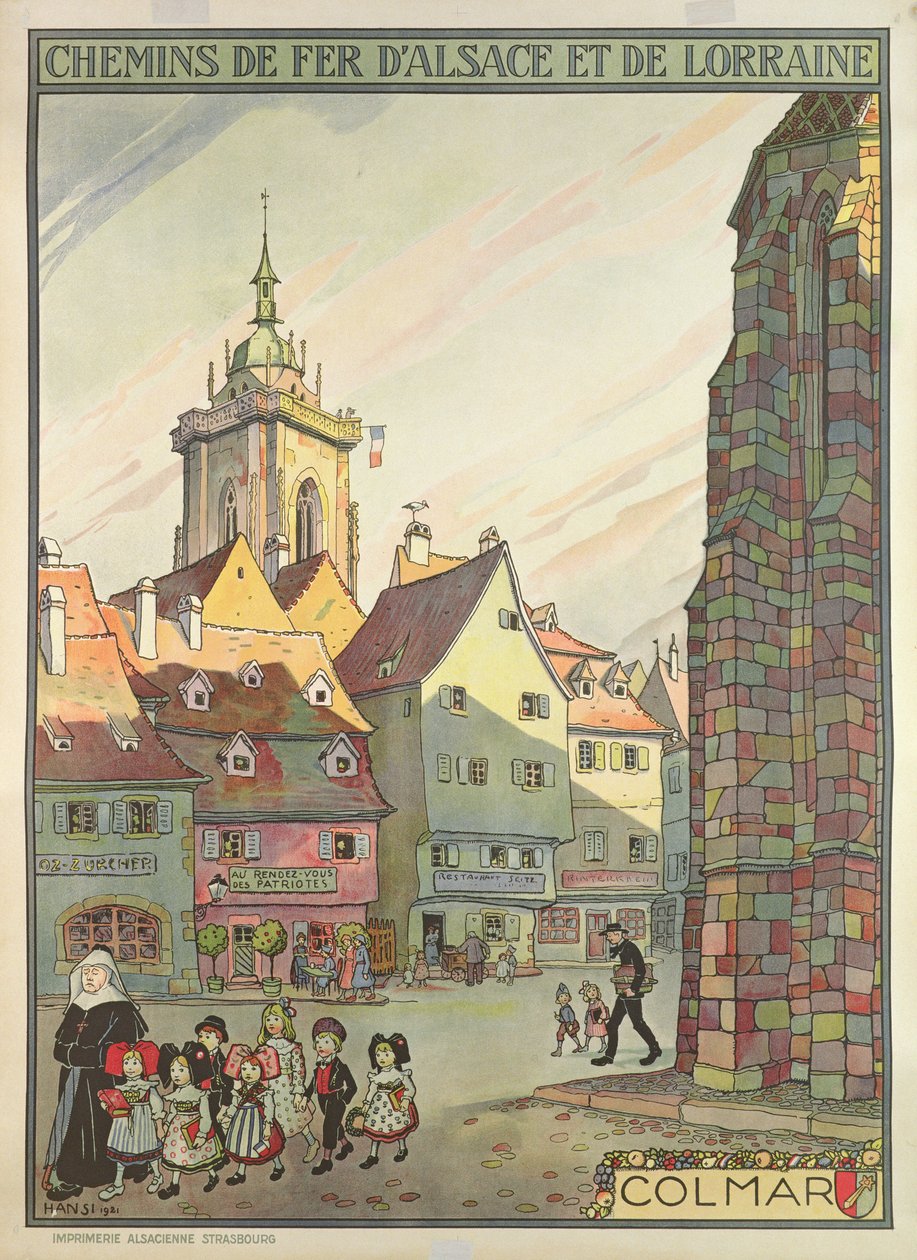 Affiche de Colmar - Jean Jacques Waltz