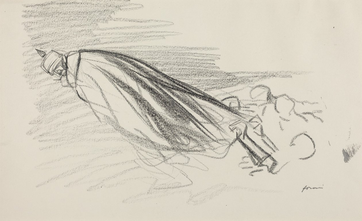 Ceux de la priemiere heure. Sire! ou en somme-nous de la guerre fraiche et joyeuse!, c.1914-1919 (crayon on paper) - Jean-Louis & Caran D