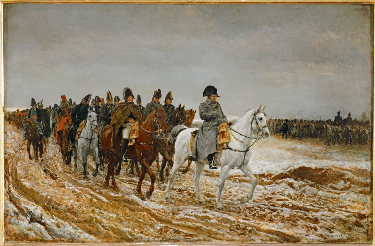 Campagne de France (peinture sur bois) - Jean-Louis Ernest Meissonier