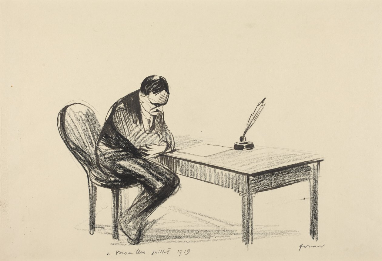 À Versailles, juillet 1919 - Jean-Louis Forain