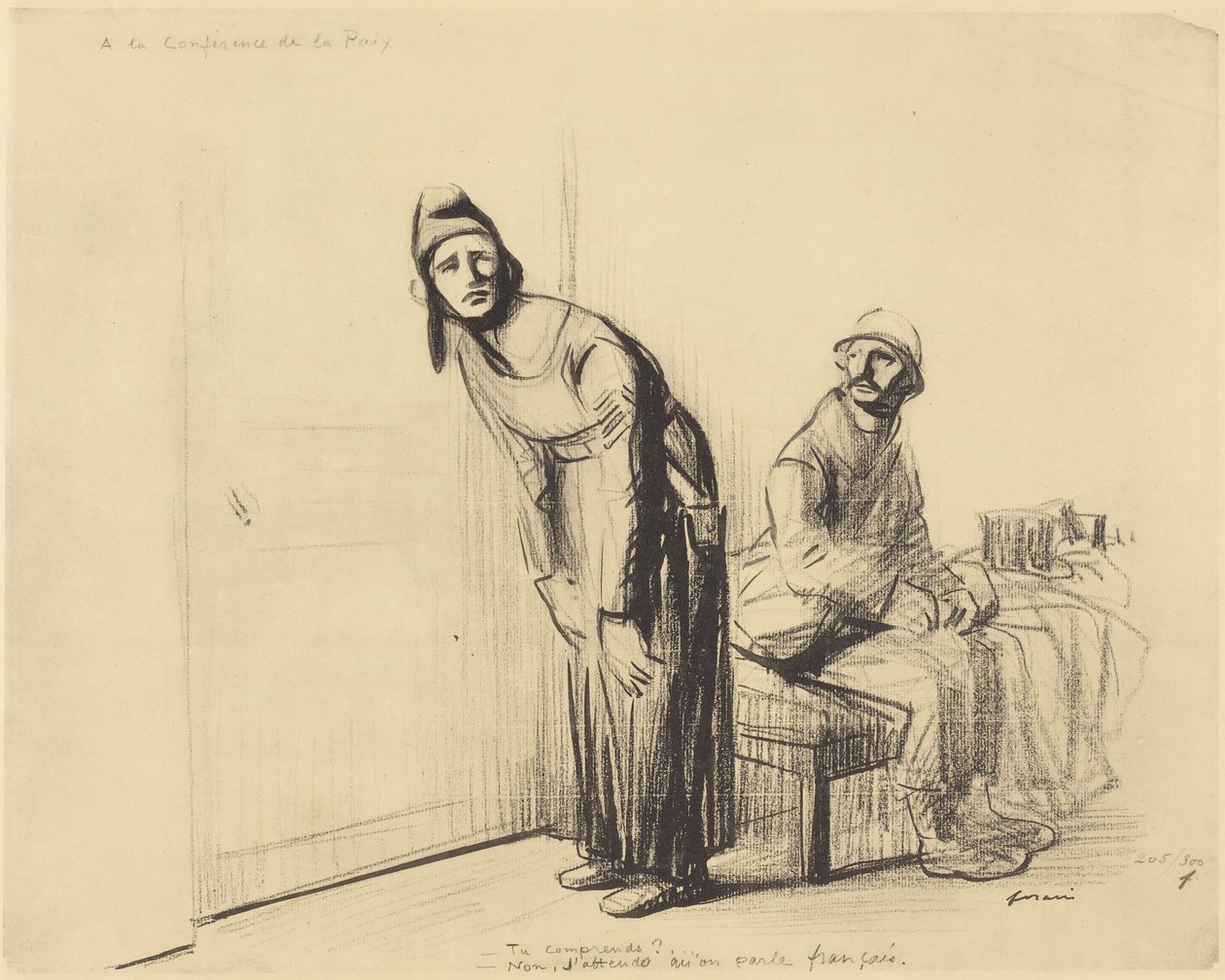 A la Conference de la Paix - Jean-Louis Forain
