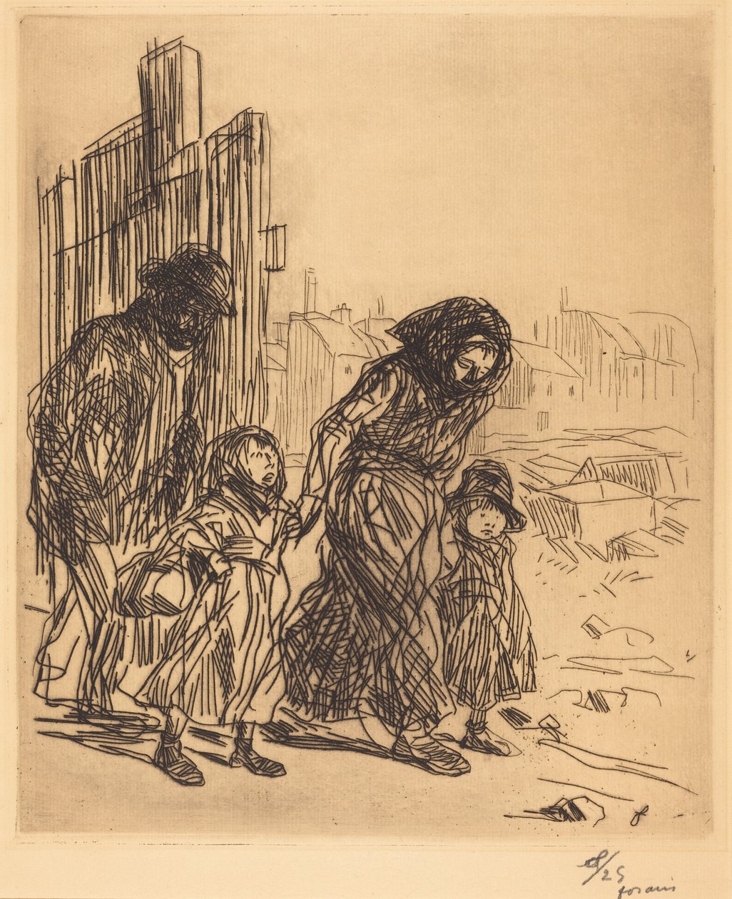 Après la saisie (After the Seizure) - Jean-Louis Forain