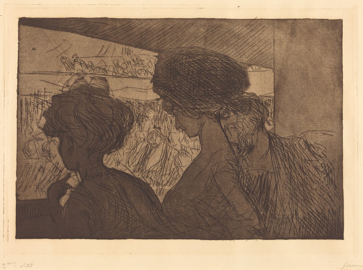 Baignoire au théatre (Lower Box at the Theater) - Jean-Louis Forain