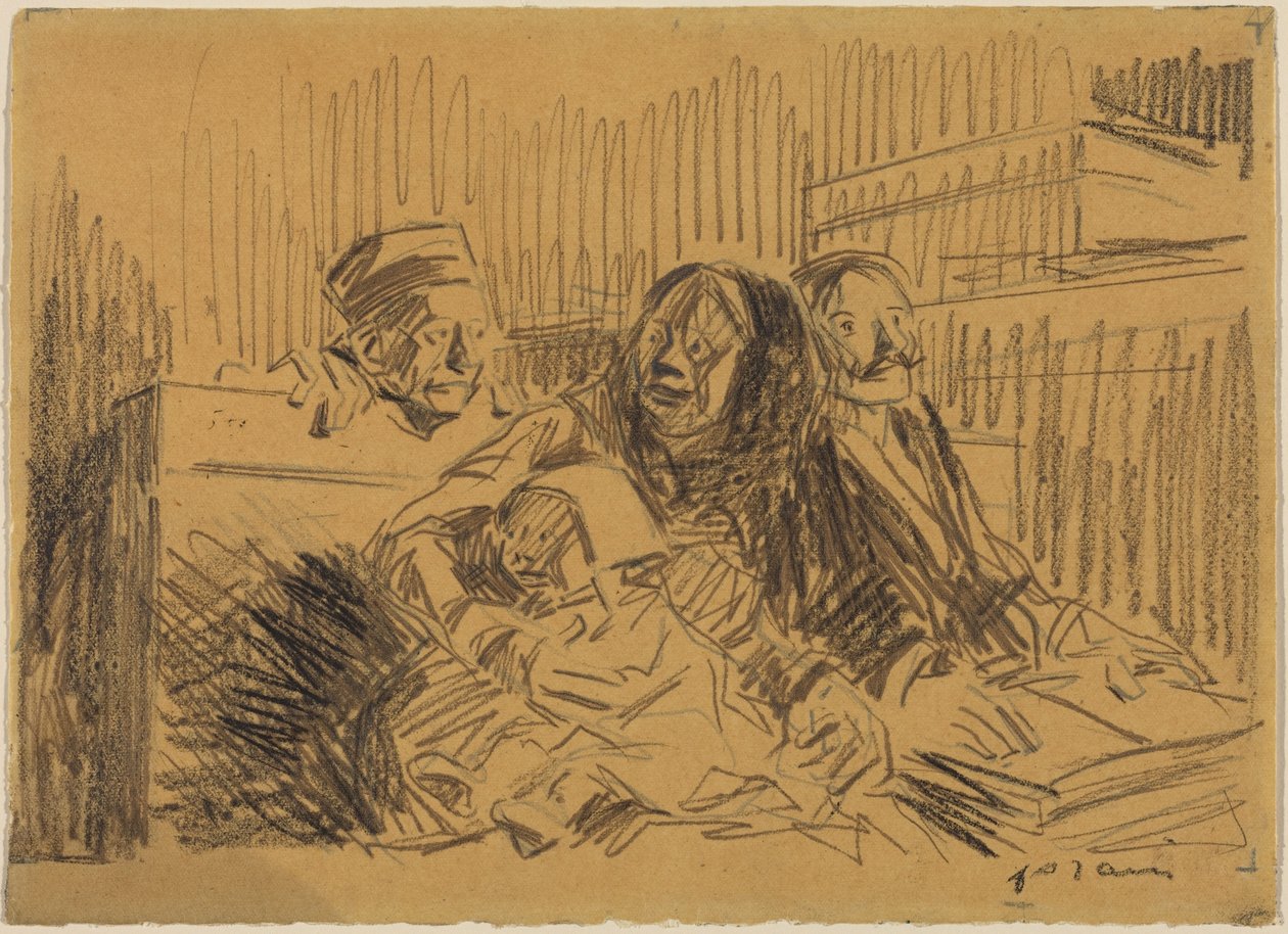 Verteidiger und Angeklagter - Jean-Louis Forain