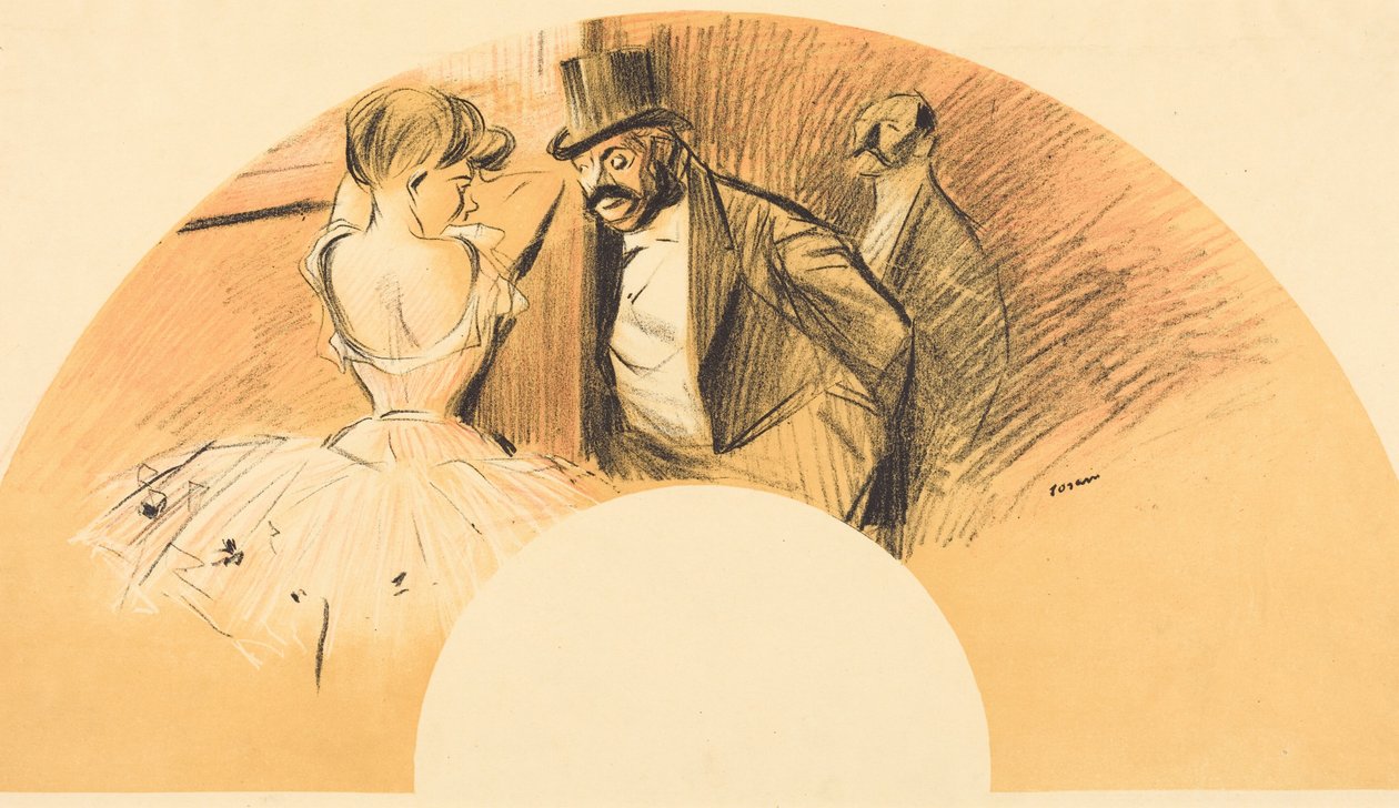Éventail (pour le bal Gavarni) - Jean-Louis Forain