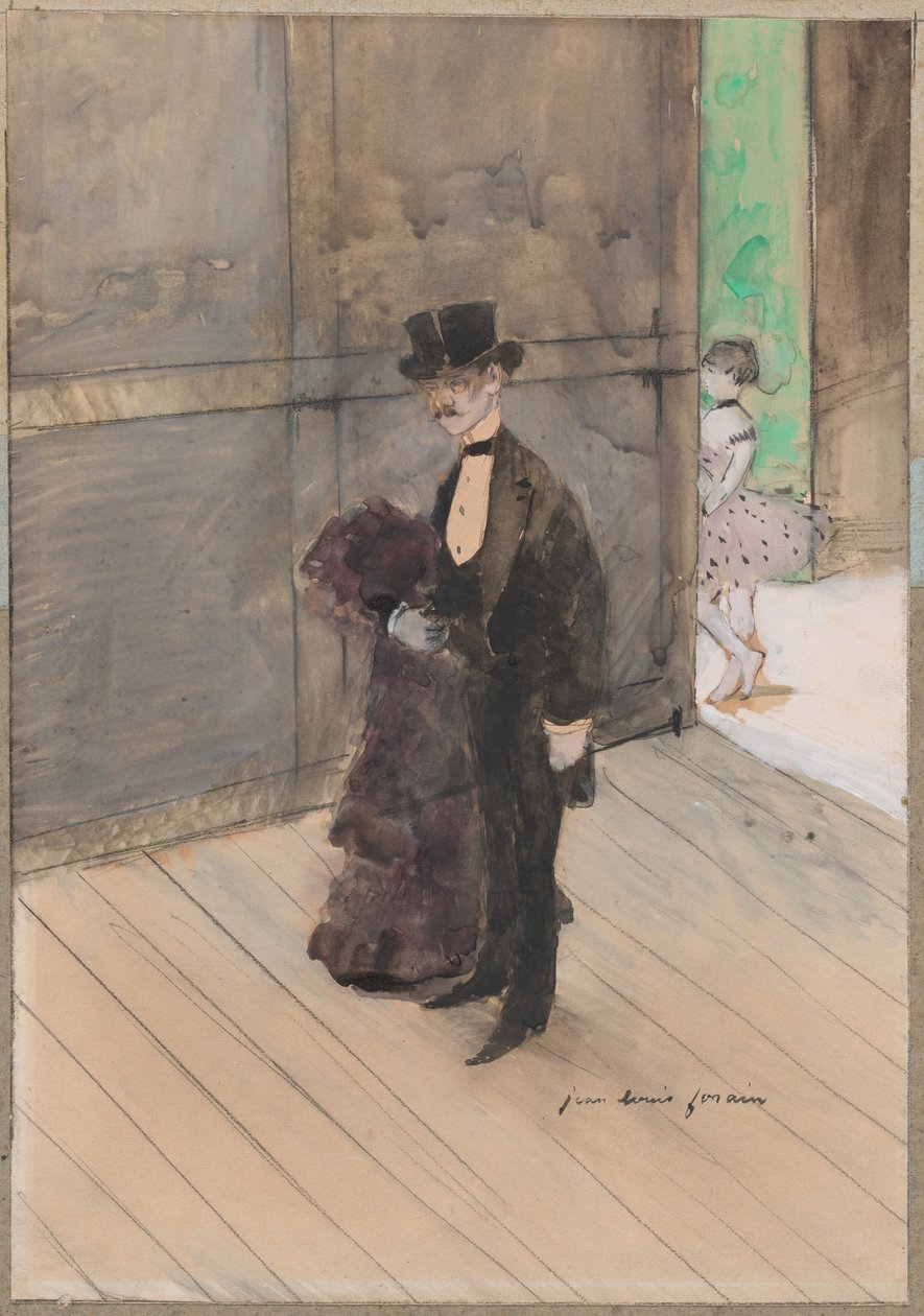 Dans les coulisses - Jean-Louis Forain
