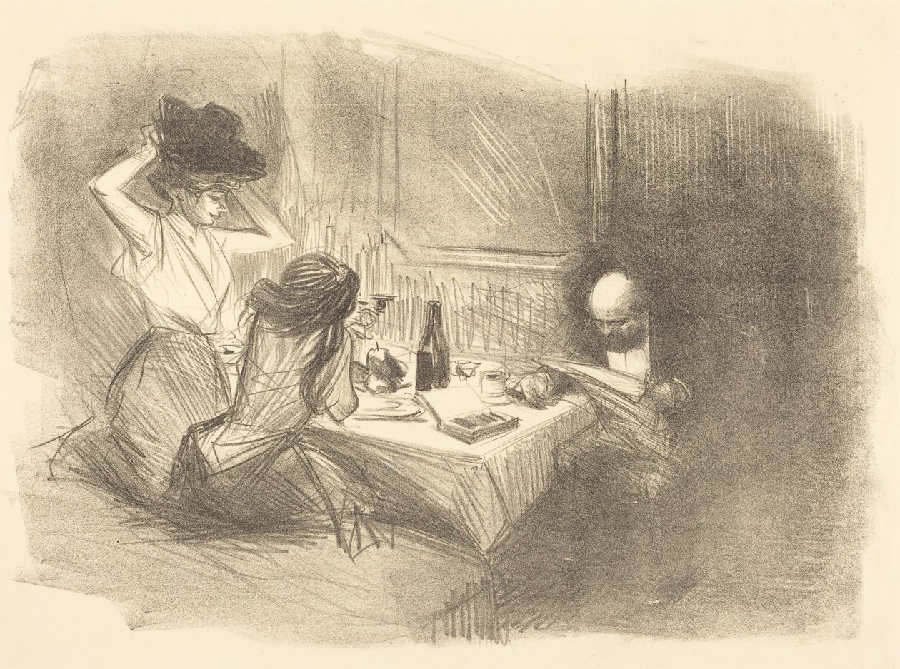 Le cabinet particulier (5e planche) - Jean-Louis Forain