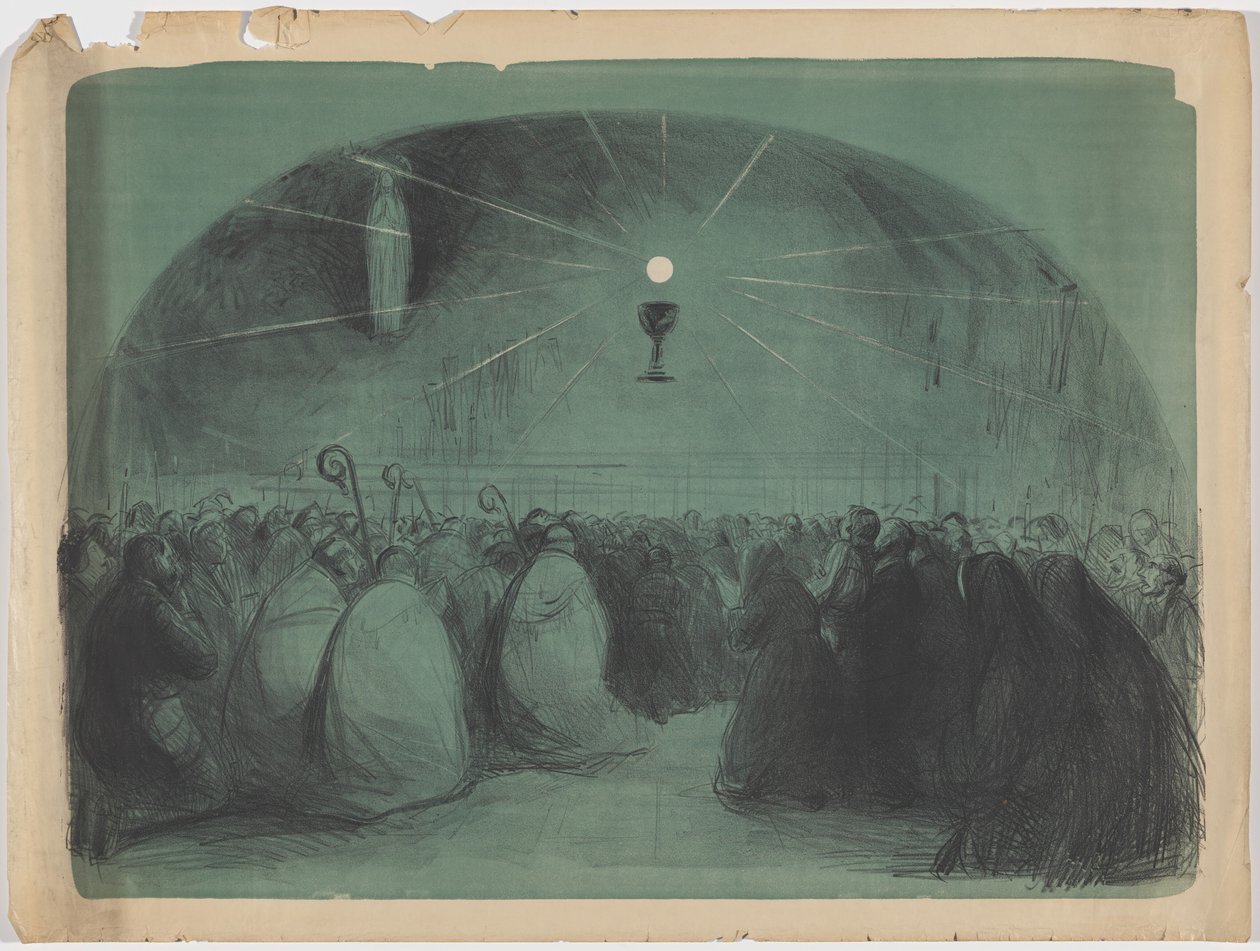 Lourdes, 1914, 25e Congrès eucharistique international - Jean-Louis Forain