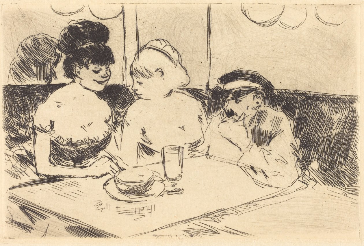 Maison close (planche refusée) - Jean-Louis Forain
