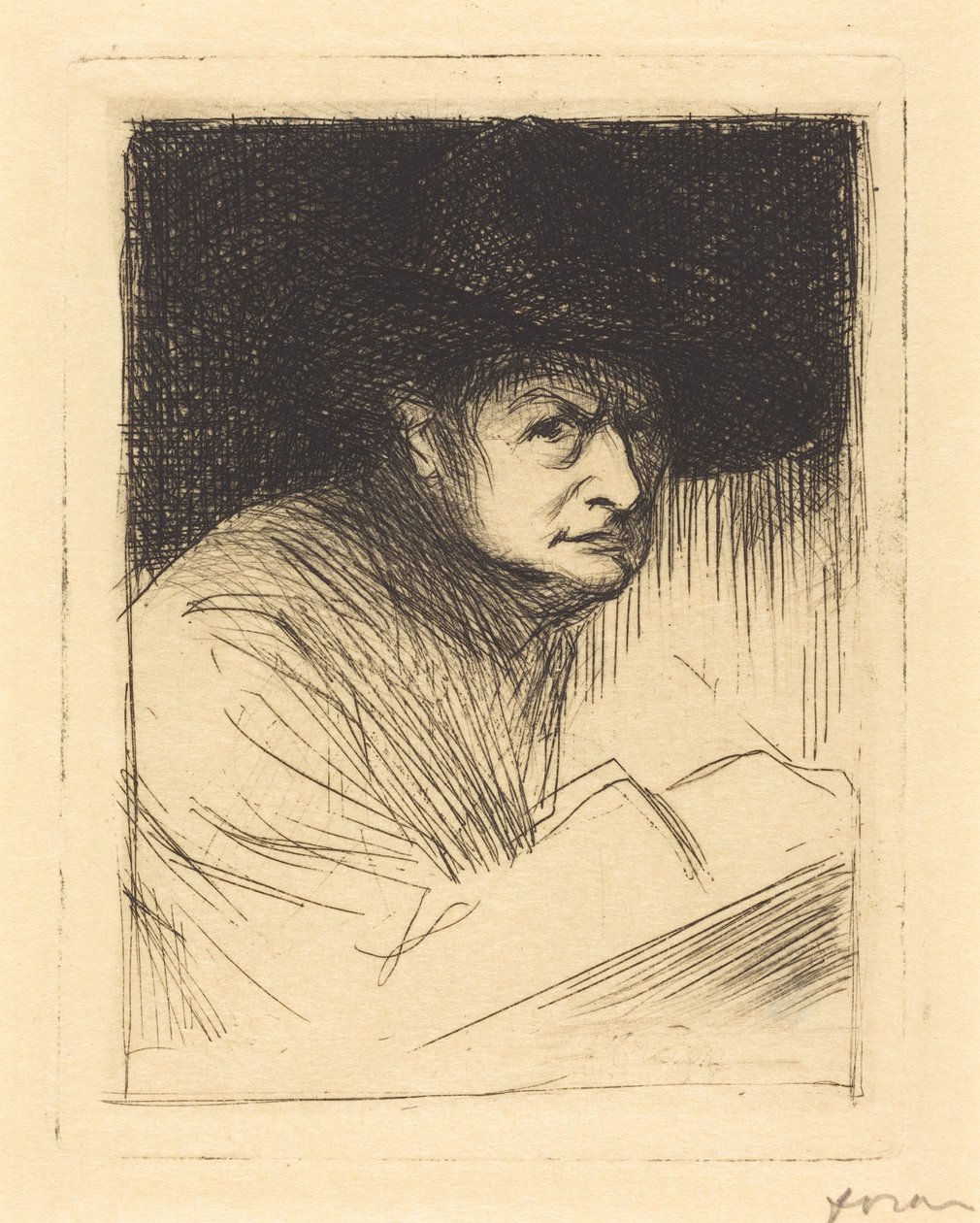 Portrait de Forain (Portrait of Forain) - Jean-Louis Forain
