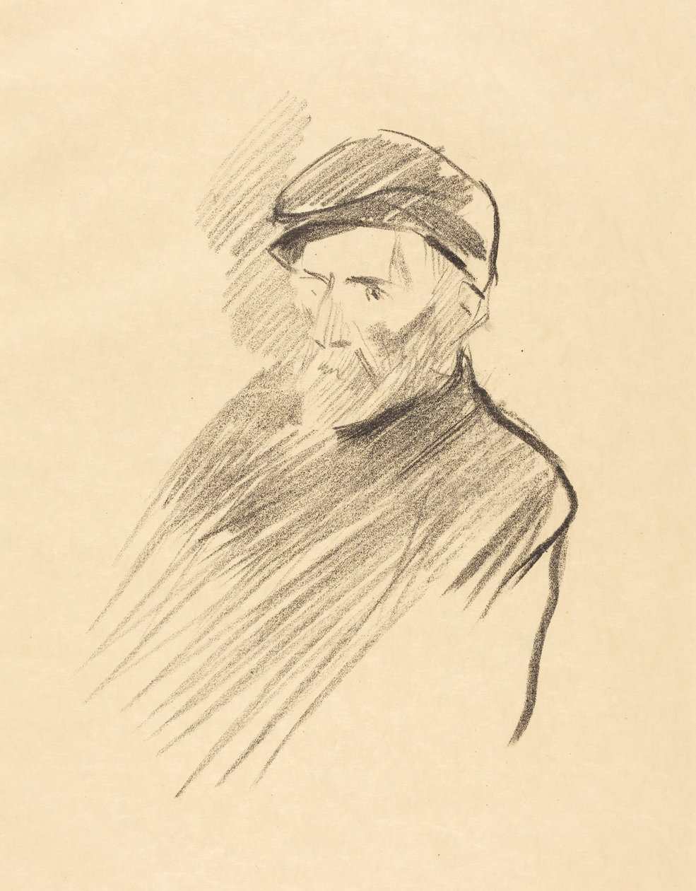 Portrait de Renoir (1re planche) - Jean-Louis Forain
