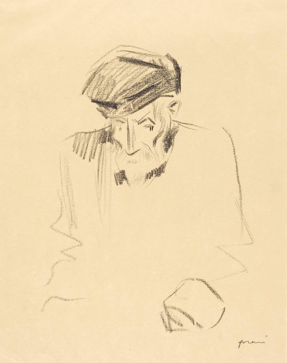 Portrait de Renoir (2e planche) - Jean-Louis Forain