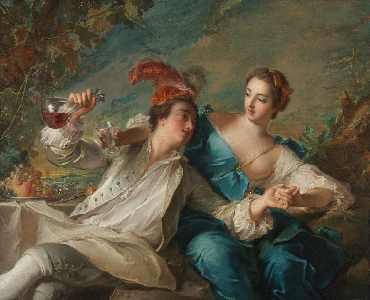 Les Amants - Jean-Marc Nattier