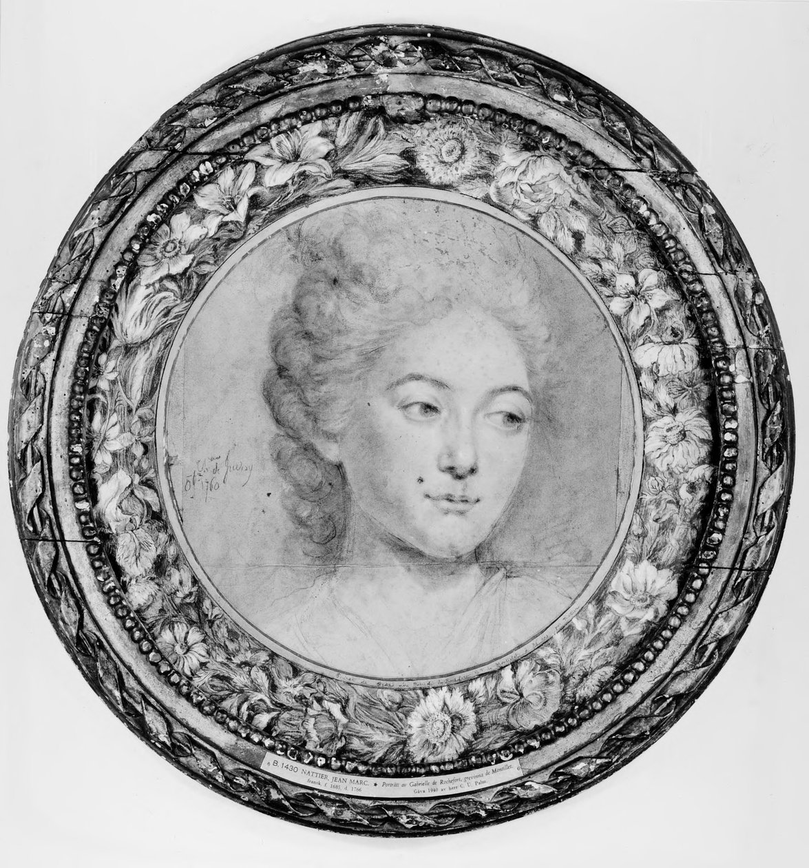 Portrait de Gabrielle de Rochefort, comtesse de Montillet - Jean-Marc Nattier