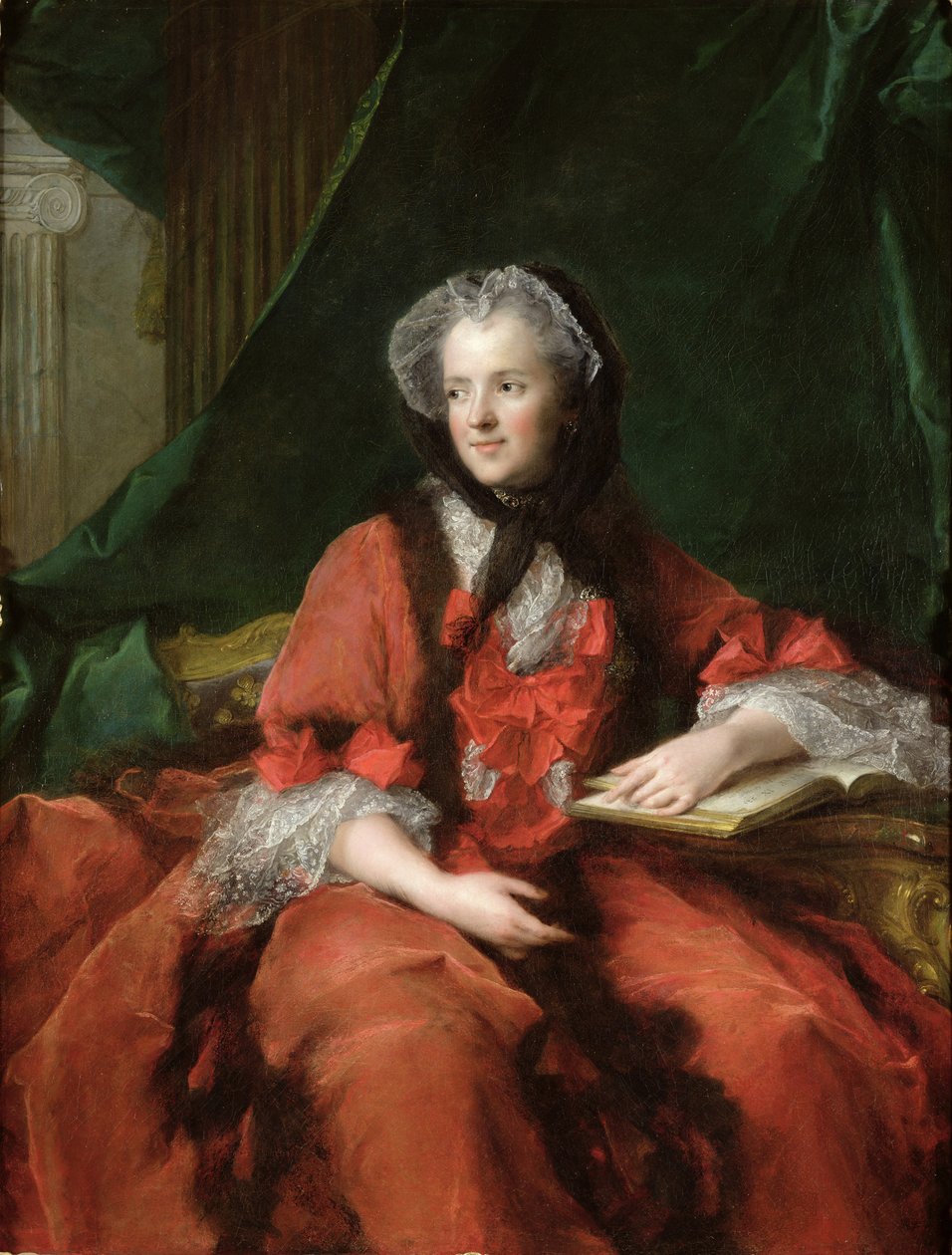 Portrait de Madame Maria Leszczynska (1703-68) - Jean Marc Nattier