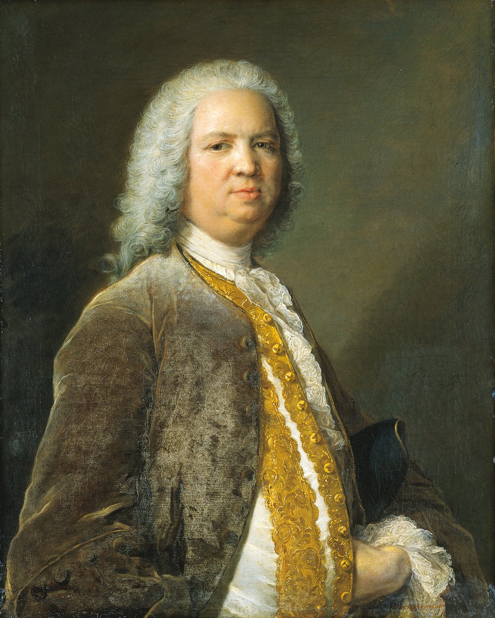 Portrait du banquier de Francfort Johann Georg Leerse - Jean-Marc Nattier