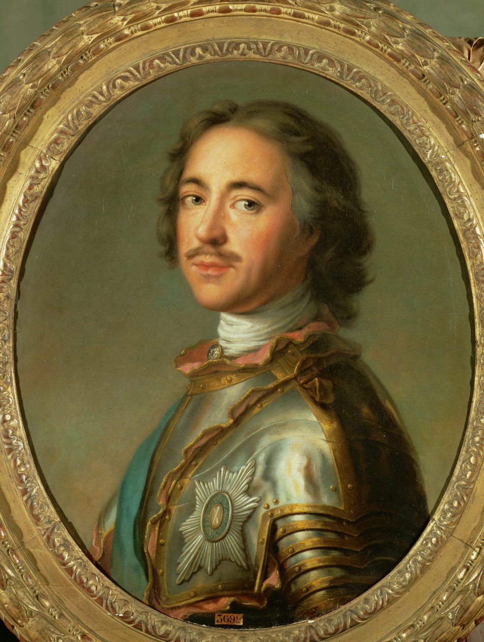 Tsar Pierre le Grand (peinture sur toile) - Jean-Marc Nattier