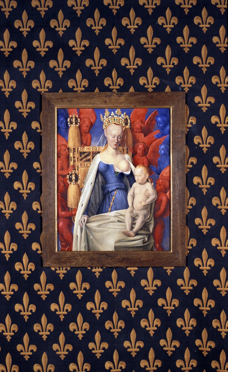 La Vierge allaitante en manteau d