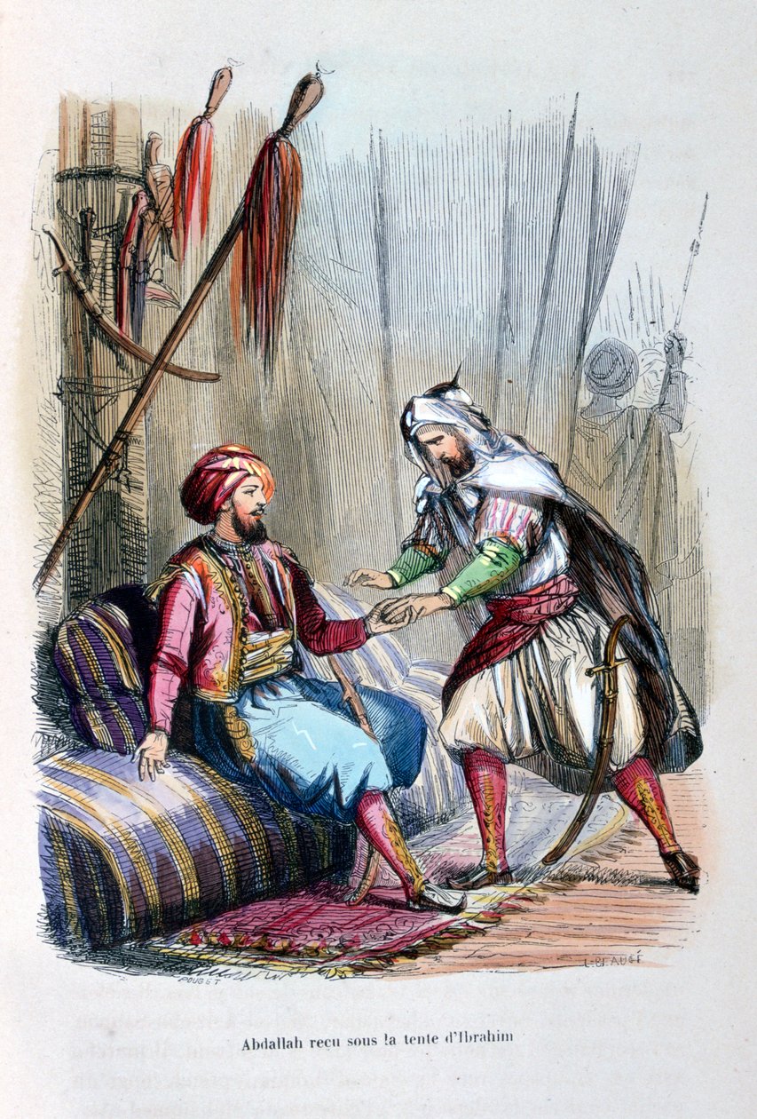 Abdullah reçu dans la tente d
