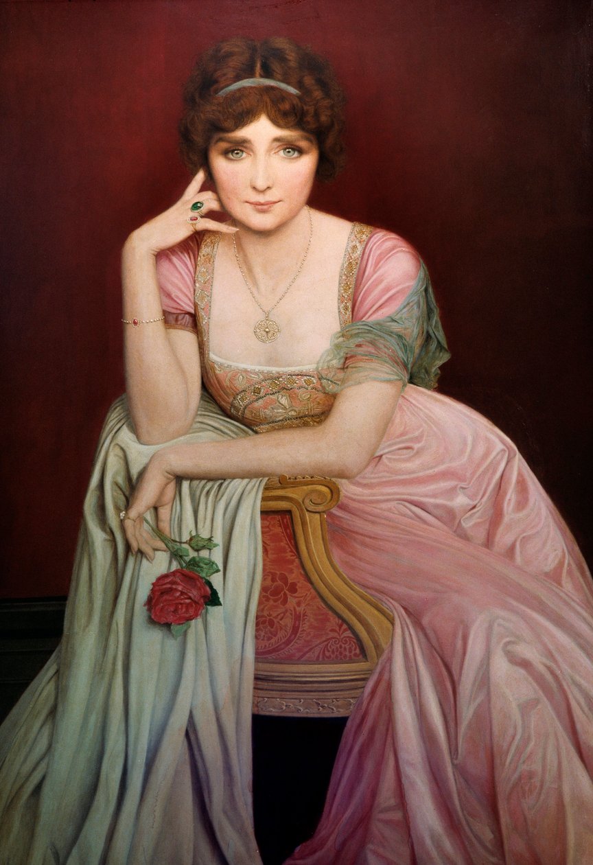 Portrait de la chanteuse Geneviève Vix (1879-1939) - Jean Alexandre Coraboeuf