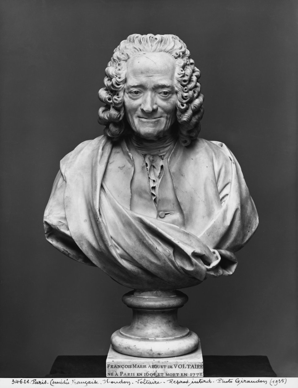 Buste de Voltaire - Jean-Antoine Houdon