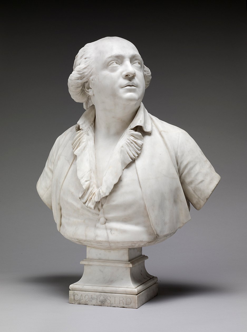 Giuseppe Balsamo, Comte de Cagliostro, 1786 - Jean Antoine Houdon