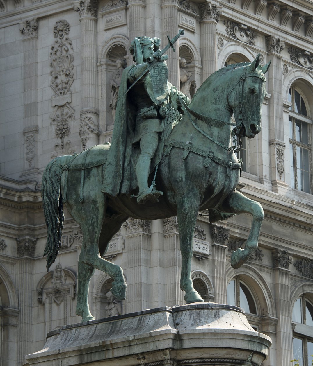 Statue équestre du prévôt des marchands de Paris Étienne Marcel - Jean Antoine Marie Idrac