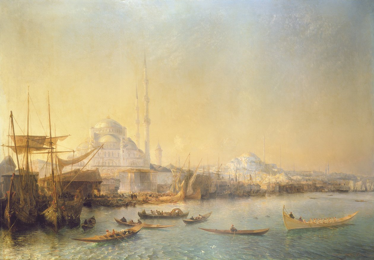 Vue étendue sur Constantinople et la Corne d