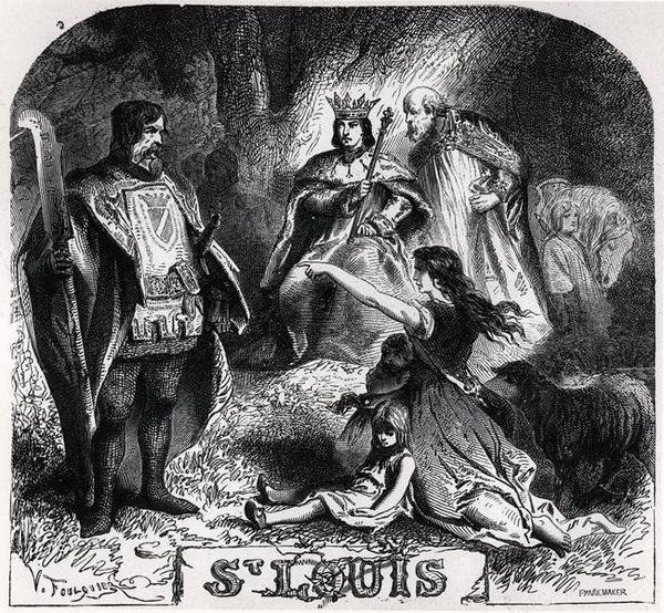 Saint Louis rend justice sous un chêne à Vincennes, de 