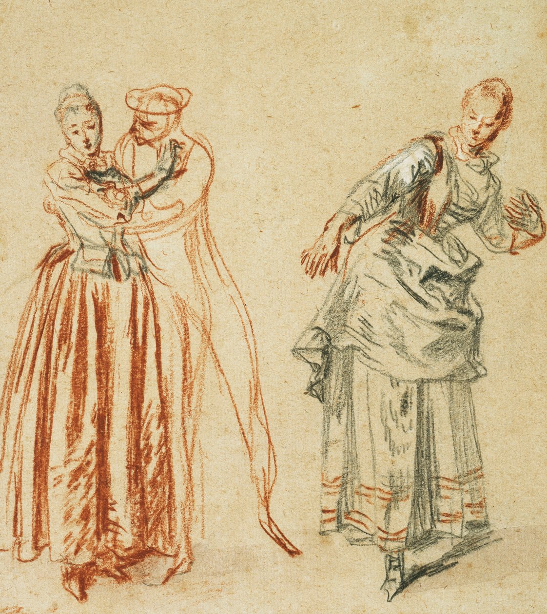 Une scène de la commedia dell