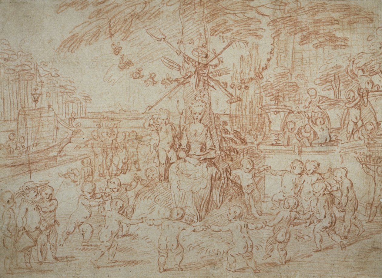 Allégorie du printemps, ou les jeunes jardiniers - Jean Antoine Watteau