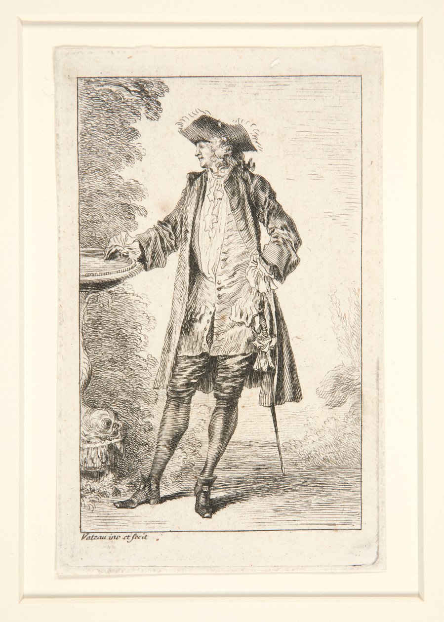 Planche de la série Figures de mode - Jean Antoine Watteau