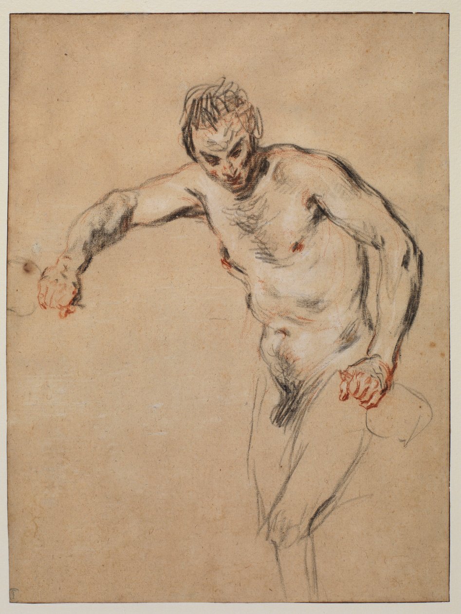 Satyre versant du vin, 1717 - Jean Antoine Watteau