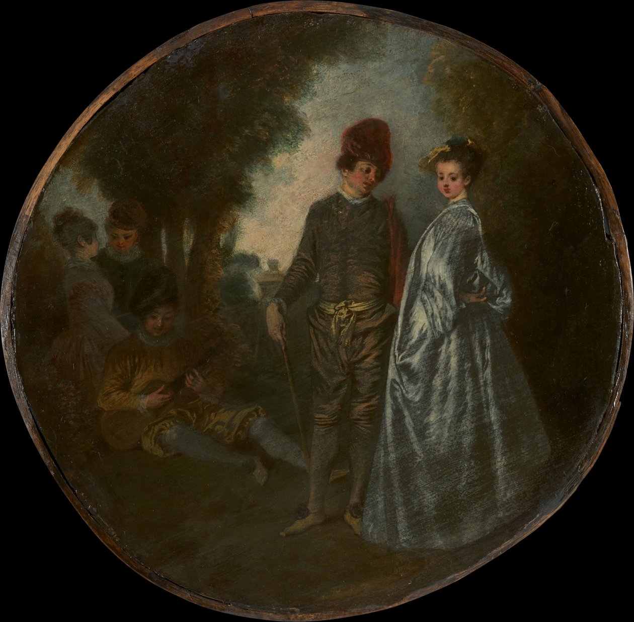 La cascade - Jean Antoine Watteau