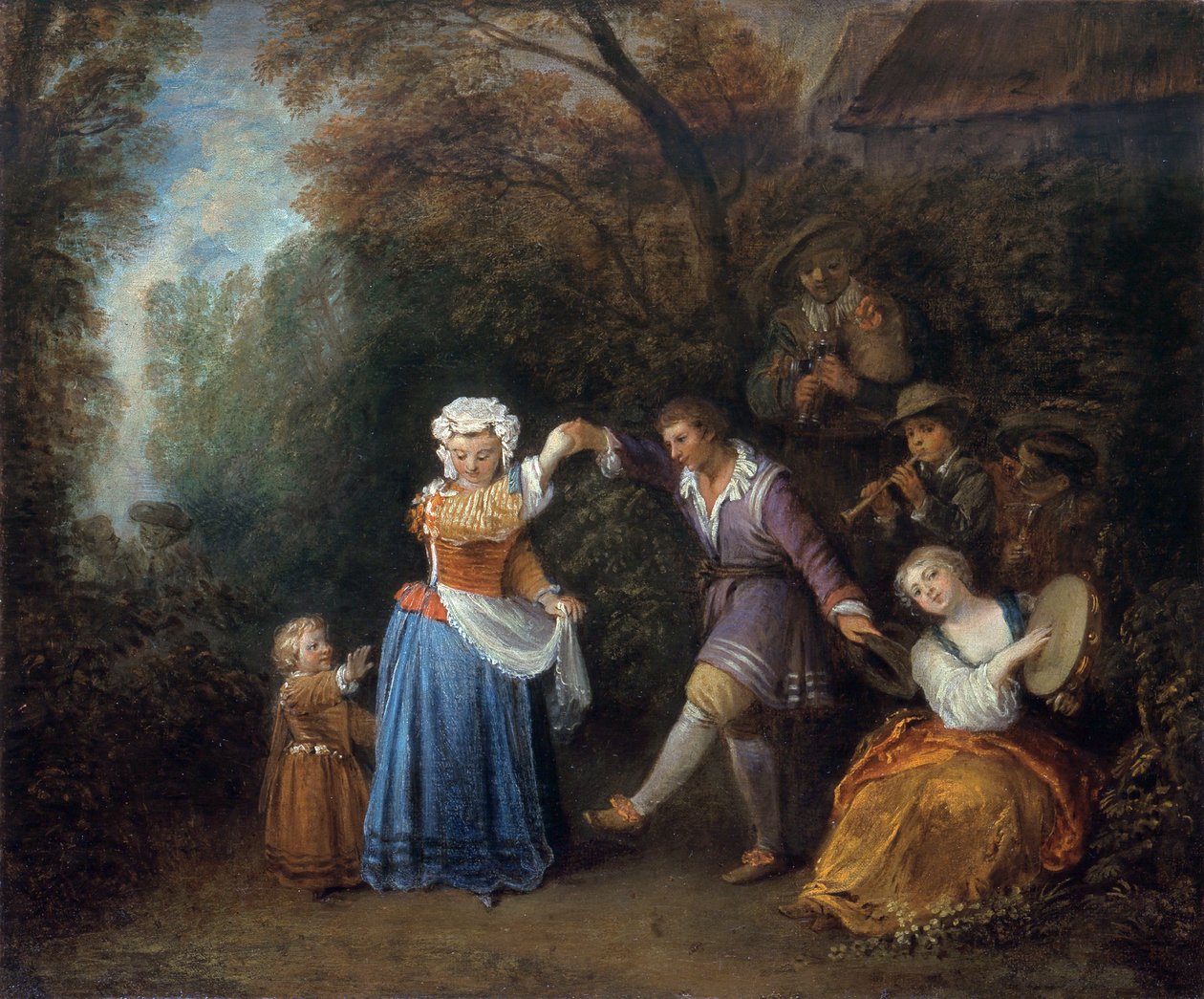 La danse country - Jean Antoine Watteau