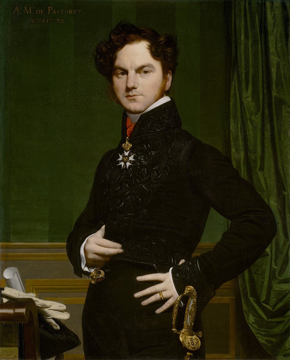 Amédée-David, le Comte de Pastoret, 1823-26 - Jean Auguste Dominique Ingres