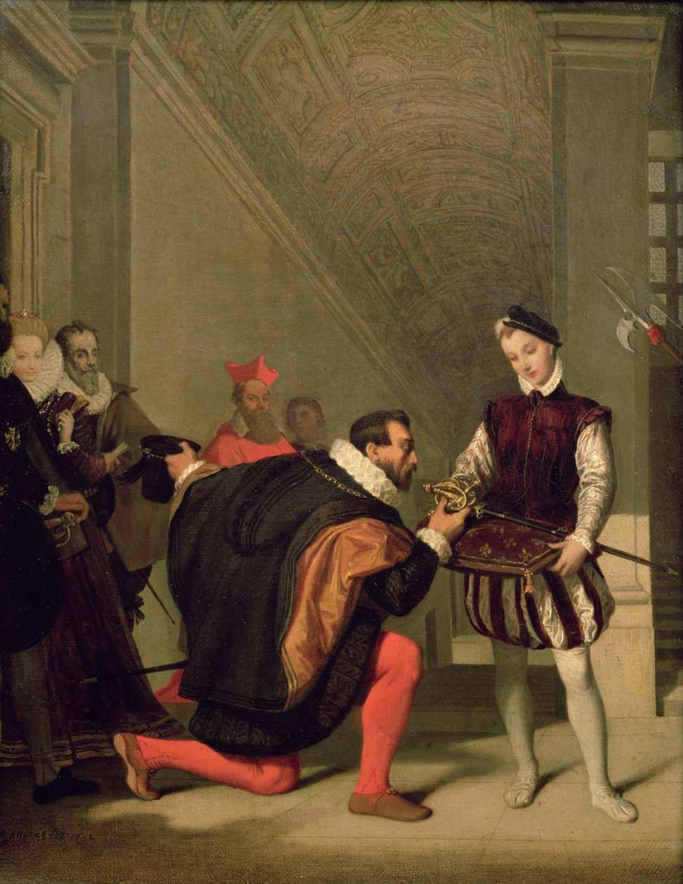 Don Pedro de Toledo (1484-1553) embrassant l