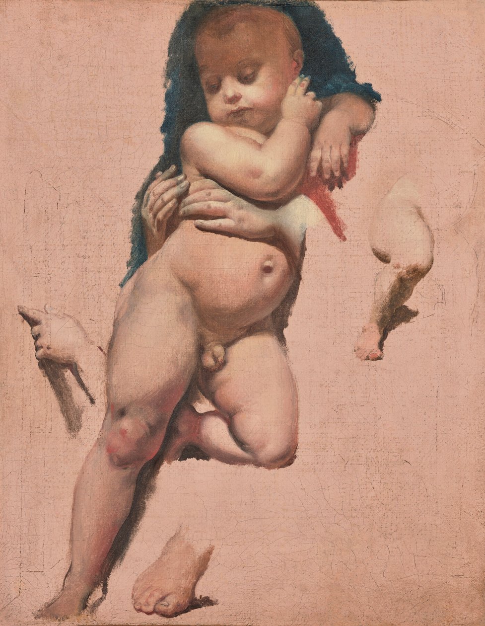 Étude pour le Christ Enfant du Vœu de Louis XIII de la cathédrale de Montauban - Jean Auguste Dominique Ingres