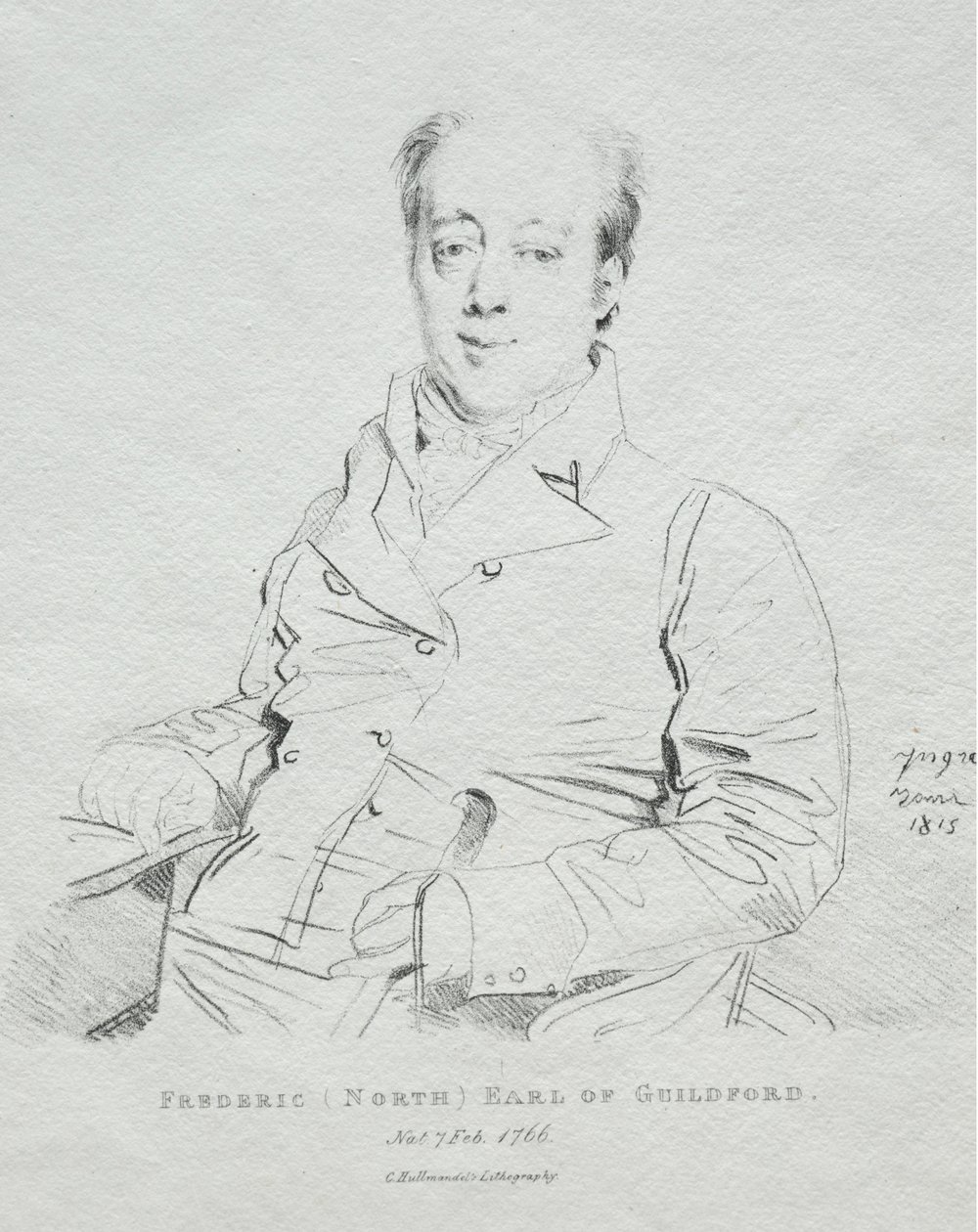Frédéric 5ème comte de Guilford, 1815 - Jean Auguste Dominique Ingres